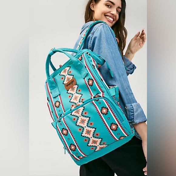 Wrangler Handbags - Wrangler Southwest Aztec Backpack